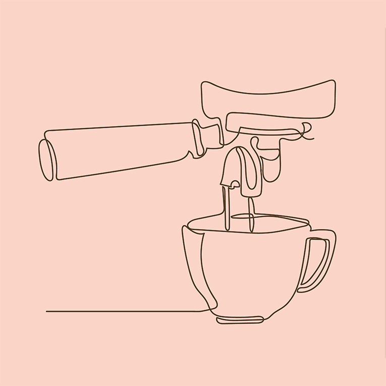 koffie alleen